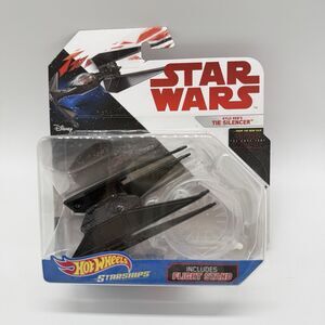 Star Wars Hot Wheels The Last Jedi 2017 Kylo Ren's Tie Silencer Starships Toy